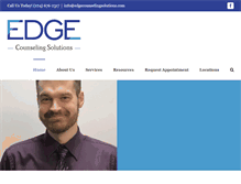 Tablet Screenshot of edgecounselingsolutions.com